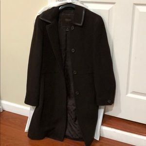 Coach chocolate brown coat